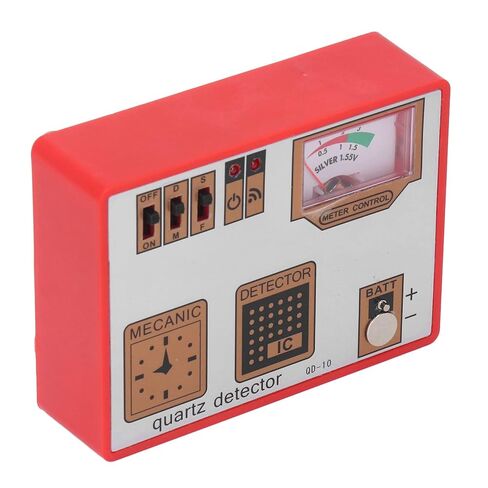 Watch Quartz Tester, Portable 3 in 1 Battery Testing Demagnetization Pulse Checking Tool for Repair Bench Hobbyists ABS 1 Piece in Saudi Arabia