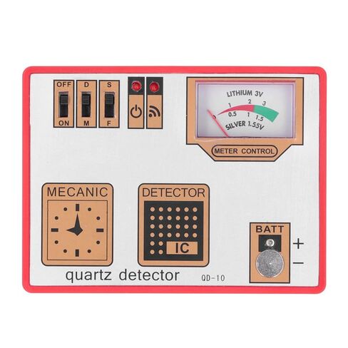 Watch Quartz Tester, Portable 3 in 1 Battery Testing Demagnetization Pulse Checking Tool for Repair Bench Hobbyists ABS 1 Piece in Saudi Arabia