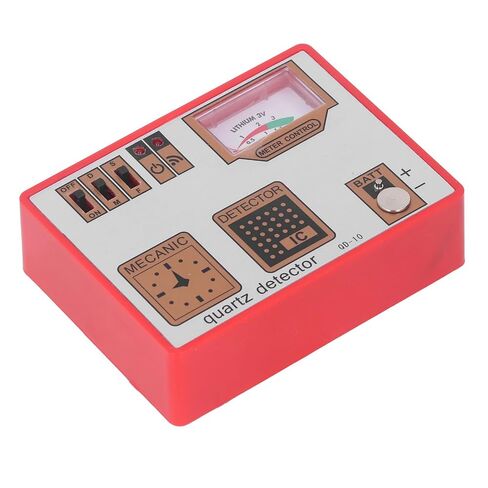 Watch Quartz Tester, Portable 3 in 1 Battery Testing Demagnetization Pulse Checking Tool for Repair Bench Hobbyists ABS 1 Piece in Saudi Arabia