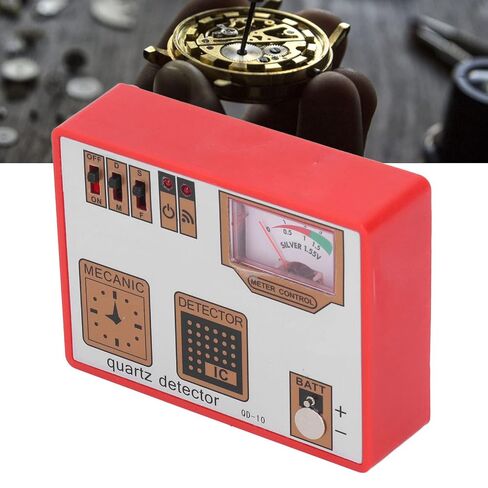 Watch Quartz Tester, Portable 3 in 1 Battery Testing Demagnetization Pulse Checking Tool for Repair Bench Hobbyists ABS 1 Piece in Saudi Arabia