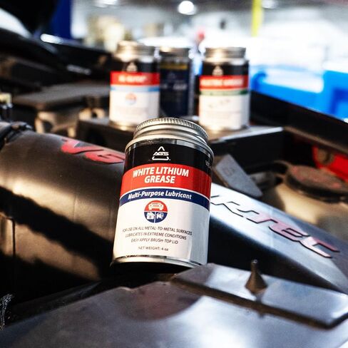 AGS Automotive Solutions 4oz Brush Top Lubricant Home Assortment Kit – Includes Dielectric Grease, Multipurpose Lubricant, Garage Door Lubricant, and White Lithium Grease (4-Pack) in Kuwait
