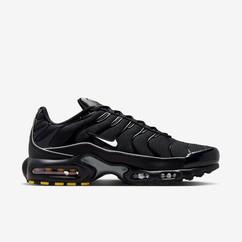 حذاء Nike Air Max Plus OG للرجال مع لمسات عاكسة للضوء (أسود/أسود/فضي معدني) مقاس 11 in Kuwait