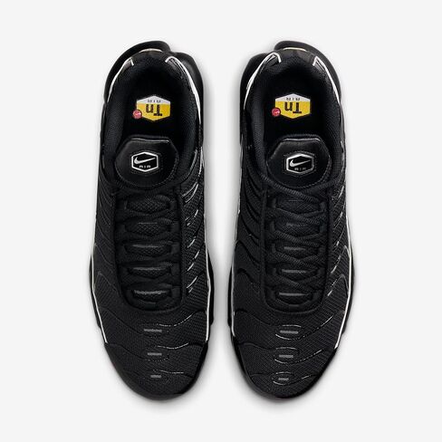 حذاء Nike Air Max Plus OG للرجال مع لمسات عاكسة للضوء (أسود/أسود/فضي معدني) مقاس 11 in Kuwait