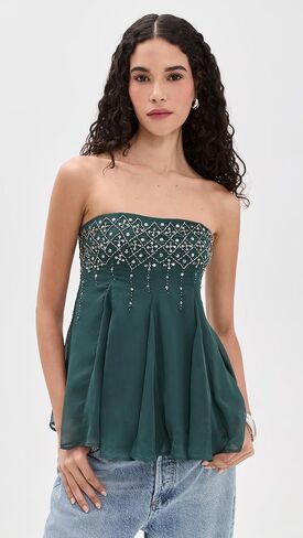 توب تارا مزين للسيدات من Free People in Kuwait