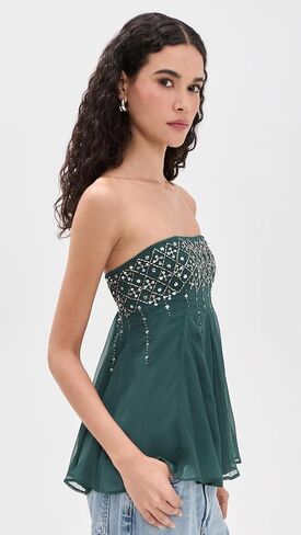 توب تارا مزين للسيدات من Free People in Kuwait