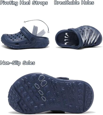 Kids Garden Clogs Toddler Slip on Slides Sandals Boys Girls Summer Beach Pool Outdoor Water Shoes Slippers in Kuwait