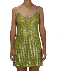 FEORJGP Women Sparkle Sequin Mini Dress Shiny Spaghetti Strap Glitter Disco Slip Short Dress Cocktail Party Club Dresses in Saudi Arabia