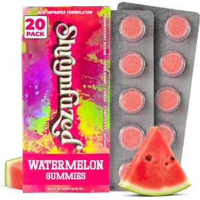 Shrumfuzed Mushroom Gummies | Nootropic Mushroom Supplement with Lion's Mane, Reishi, Cordyceps & Chaga (20 Servings, Watermelon) in Saudi Arabia