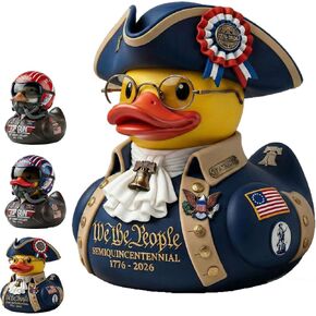 Large Size USA 250th Anniversary Duck Resin Ornament, Top Gun 40th Pilot Goose, Classic Movie Collectible Figurine, Gift for Home Decoration (250th Anniversary Duck) in Saudi Arabia
