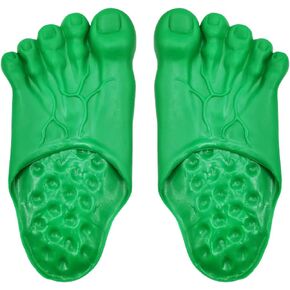 VIGUEUR Funny Feet Slippers - Big Foot Slippers for Men, Women, Green in Saudi Arabia