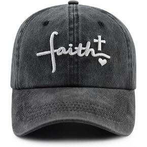 Jesus Faith Hat for Men Women, Funny Adjustable Cotton Embroidered Christian Religious Baseball Cap in Saudi Arabia