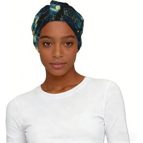 Headscarf Beanie, Turbans Cap, Lady Elastic Headscarf Hat, Pre Tied Head Cover Bonnet for Women in Saudi Arabia
