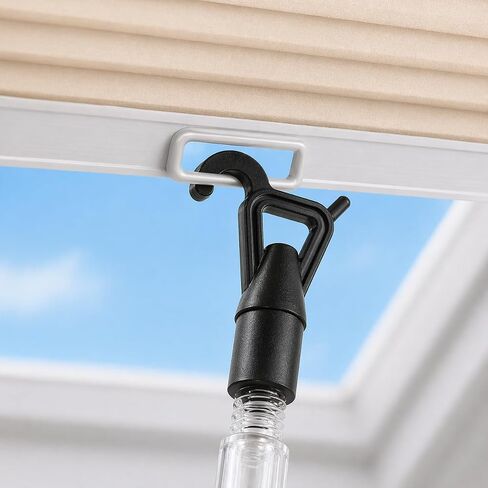Push-Pull Adjustable Rod for Skylight Cordless Window Shades 4.5-18FT Extension Rod with Hook Set in Saudi Arabia