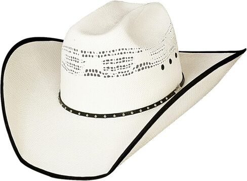 Bullhide Collection Men's Beer Time 20x Bangora Straw Western Cowboy Hat with 4 1/8" Shapeable Brim in Kuwait