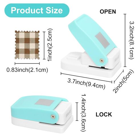 Single Hole Punch, 40 Sheets Punch Capacity, Kaluofan Hole Puncher Single, Small Hole Punch with Non-Slip Removable Base, One Hole Puncher for Crafts, Scrapbooks, Paper, Chipboard in Kuwait