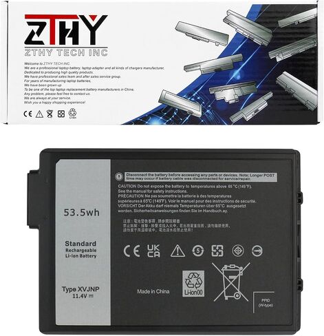 ZTHY JPFMR Laptop Battery Replacement for Dell Chromebook 3400 3100 2-in-1 5488 5493 5593 Series 0JPFMR 7MT0R 16DPH 65N6H 7T0D3 07GDY DN33X RDNP5 11.4V 42Wh 3Cell in Saudi Arabia