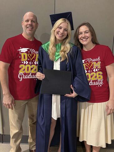 Graduation Shirts 2026 for Family Proud Group Grad Tees 2026 Graduate Senior Gift Top in Saudi Arabia
