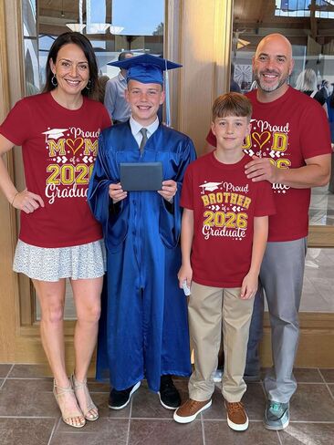 Graduation Shirts 2026 for Family Proud Group Grad Tees 2026 Graduate Senior Gift Top in Saudi Arabia