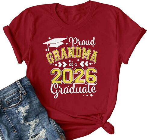 Graduation Shirts 2026 for Family Proud Group Grad Tees 2026 Graduate Senior Gift Top in Saudi Arabia