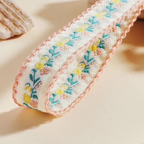 Angyape Embroidered Fabric Wristlet Keychain Cute Wrist Car Key Chain Holder Boho Accessories Handmade Gifts for Women in Kuwait