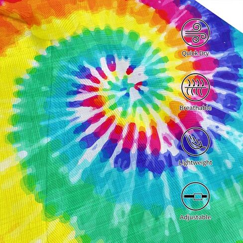 Tie Dye Rainbow Baseball Cap Snapback Hats Adjustable Trucker Hat for Men Women in Saudi Arabia