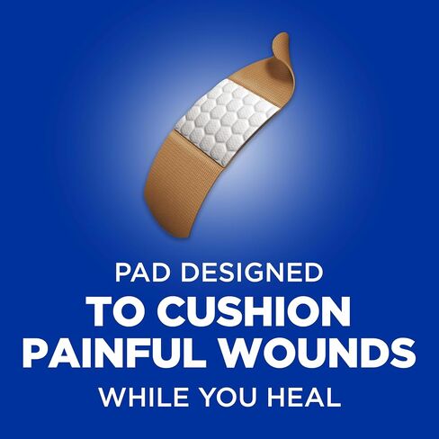 مجموعة متنوعة من الضمادات اللاصقة من العلامة التجارية BAND-AID، مجموعة متنوعة من العناية المعقمة للجروح الطفيفة، نسيج مرن، حماية ضد الماء وصبغ التعادل، أساسيات مجموعة الإسعافات الأولية، وسادة غير قابلة للالتصاق ومقاومة للأذى، 75 قطعة in Kuwait