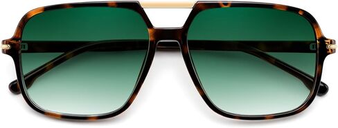 نظارة شمسية FEISEDY Retro Square Aviator للنساء والرجال، نظارات شمسية بإطار كبير 70 ثانية عصرية كبيرة الحجم B9188 in Kuwait