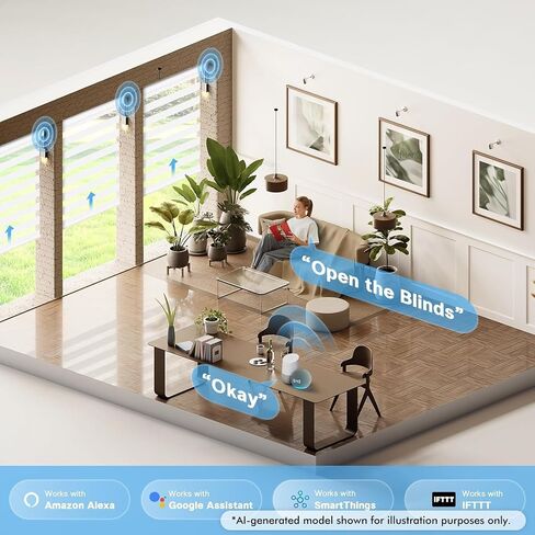 Motorized Zebra Blinds with Remote,Rechargeable Smart Electric Cordless Shade，White，52" W X 72" H in Saudi Arabia