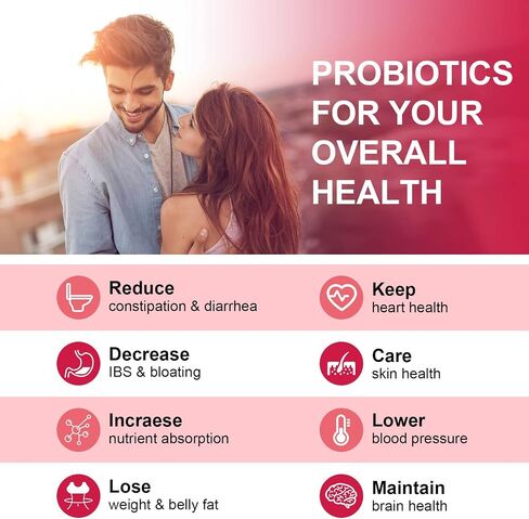 CANLIST Women's Probiotic Powder - 120 Billion CFUs, 20 Strains, Cranberry Extract & 3 Prebiotics, Help for Immune Booster, Digestive Health, Vaginal & Urinary Health, 40 Packets in Saudi Arabia