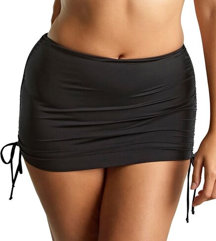 Panache Women’s Skirted Swim Brief – Flirty Flounce Overlay, Quick-Dry Fabric in Kuwait
