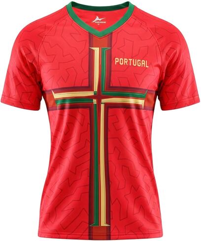 Women Soccer Jersey Sports Fans Outdoor T-Shirts Athletic Slim Fit Fan Soccer Jersey in Kuwait