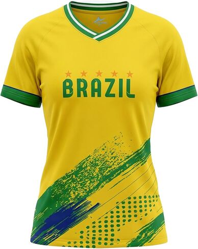 Women Soccer Jersey Sports Fans Outdoor T-Shirts Athletic Slim Fit Fan Soccer Jersey in Saudi Arabia