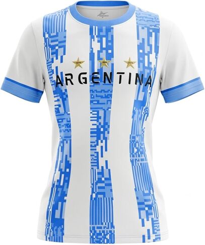 Women Soccer Jersey Sports Fans Outdoor T-Shirts Athletic Slim Fit Fan Soccer Jersey in Kuwait