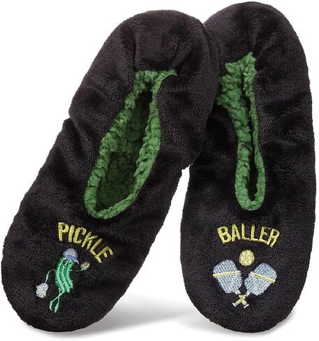 MeMoi Men's Pickle Baller Sherpa Lined Slippers in Kuwait