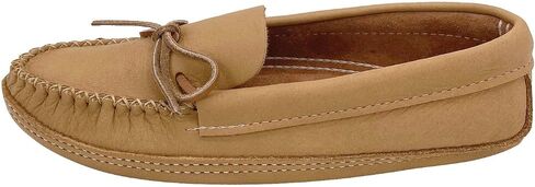 Bastien Industries Men's Moose Suede Leather Moccasin Slippers in Saudi Arabia
