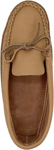 Bastien Industries Men's Moose Suede Leather Moccasin Slippers in Saudi Arabia