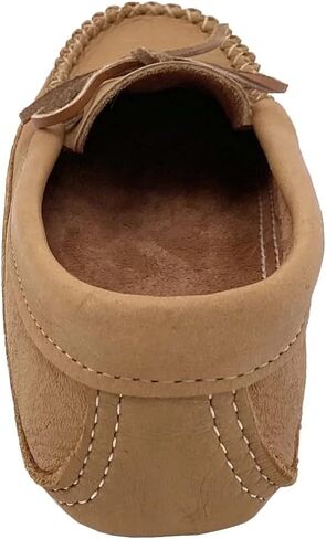 Bastien Industries Men's Moose Suede Leather Moccasin Slippers in Saudi Arabia
