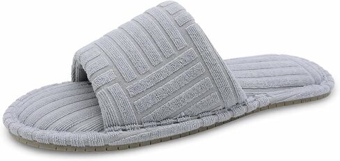 Womens Towelling Slides Sandals Girls ladies Open toe Soft Comfortable Slip On House Shoes Slippers in Saudi Arabia