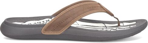 PHANTOM RIDER Skeletal Phlip Phlop: Men's Leather-Strapped Sandals with Lifelike Design for Ultimate Comfort and Bold Style in Saudi Arabia