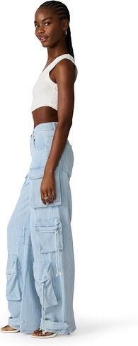 Steve Madden Women's Duo Pant in Lightweight Denim in Kuwait