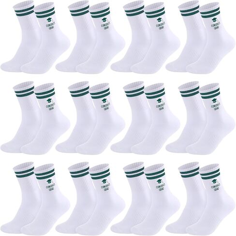 Glitopper 12 Pairs 2026 Graduation Gift Socks Congrats Grad Socks Gifts for Teacher Students Classmate Graduation Party Favor in Kuwait