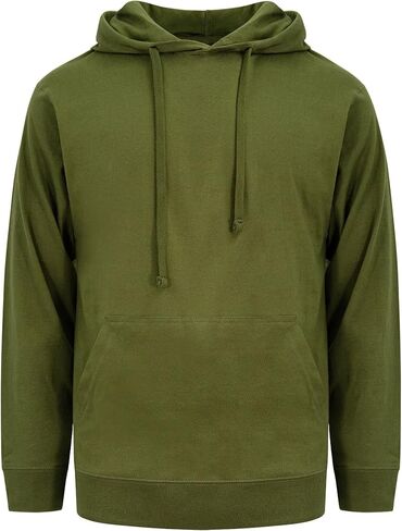 G-Style USA Men's Cross-Dyed Heather Jersey Lightweight Pullover Hoodie Sweatshirt in Saudi Arabia