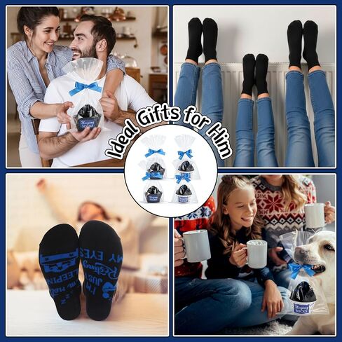 Capoda 8 Sets Gifts for Father's Day for Men Funny I'm Not Sleeping Socks with Packaging for Birthday Dad Husband Stocking Stuffer in Kuwait