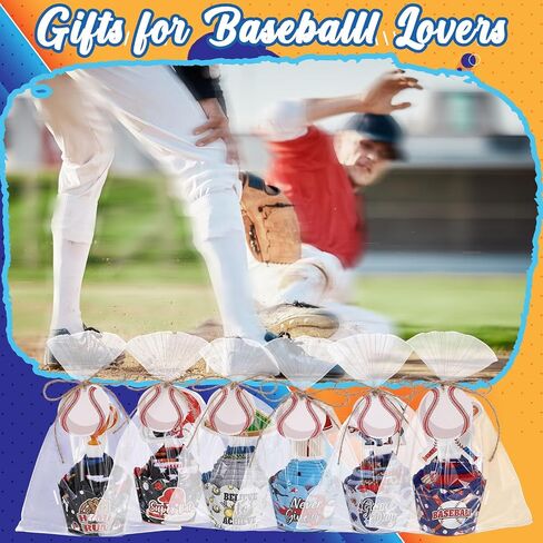 Foaincore 6 Pair Baseball Cupcake Socks Gift, Funny Baseball Socks Bulk for Men Women Team Player Lovers Father DIY Birthday in Kuwait
