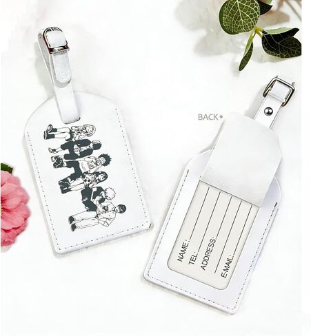 MAOFAED Anime Characters Luggage Tag for Fans, Japanese Anime Aesthetic Suitcase Tag, Manga Lover Gift （heroTag in Kuwait