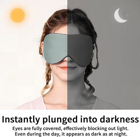 Sleep Eye Mask for Sleeper Men Women,Pressure Free Light Block Out Eye Maskwith Easy Adjustable Strap for Lunch Break,Airplane, Sleep(Black) in Saudi Arabia