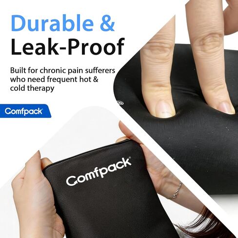 Comfpack Neck Ice Pack Wrap, Soft Gel Ice Packs for Neck Shoulder Reusable, Hot & Cold Compress Cold Pack for Surgery, Injuries, Swelling, Stiffness, Muscle Tension, Office Pressure in Saudi Arabia