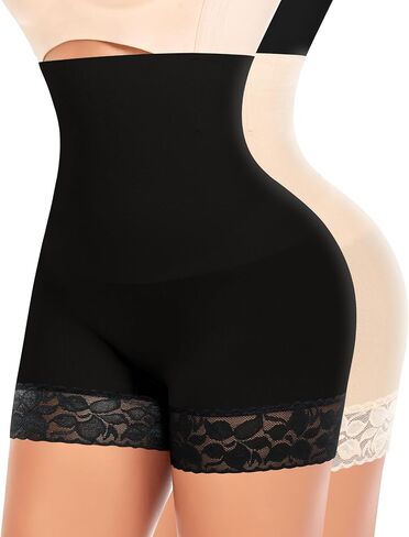 Werena Tummy Control Shapewear Shorts for Women Seamless High Waist Body Shaper Panties Shaping Underwear Under Dress in Kuwait