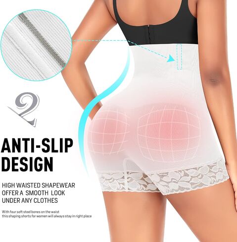Werena Tummy Control Shapewear Shorts for Women Seamless High Waist Body Shaper Panties Shaping Underwear Under Dress in Kuwait