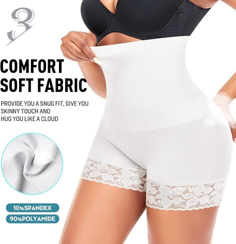 Werena Tummy Control Shapewear Shorts for Women Seamless High Waist Body Shaper Panties Shaping Underwear Under Dress in Kuwait